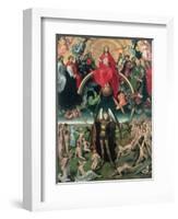 The Last Judgement, 1473 (Central Panel)-Hans Memling-Framed Giclee Print