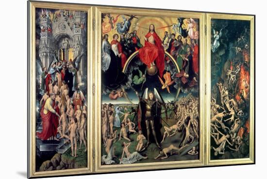 The Last Judgement, 1473-Hans Memling-Mounted Giclee Print