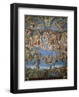 The Last Judgement, 1534-41-Michelangelo Buonarroti-Framed Giclee Print