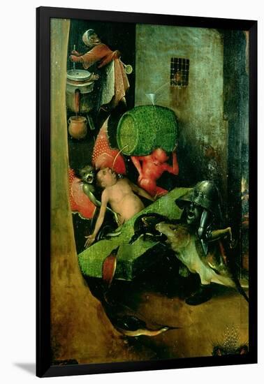 The Last Judgement (Altarpiece): Detail of the Cask-Hieronymus Bosch-Framed Giclee Print