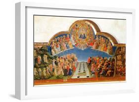 The Last Judgement, Altarpiece from Santa Maria Degli Angioli, circa 1431-Fra Angelico-Framed Giclee Print