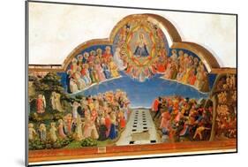 The Last Judgement, Altarpiece from Santa Maria Degli Angioli, circa 1431-Fra Angelico-Mounted Giclee Print