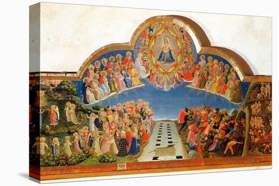 The Last Judgement, Altarpiece from Santa Maria Degli Angioli, circa 1431-Fra Angelico-Stretched Canvas