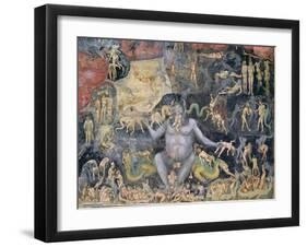 The Last Judgement, c.1305 (Detail)-Giotto di Bondone-Framed Giclee Print