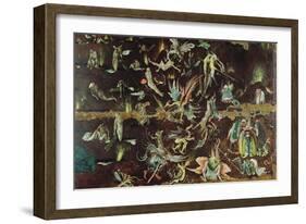 The Last Judgement, c.1504 (Detail)-Hieronymus Bosch-Framed Giclee Print