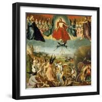 The Last Judgement, C.1525 (Oil on Oak Panel)-Jan II Provost-Framed Giclee Print