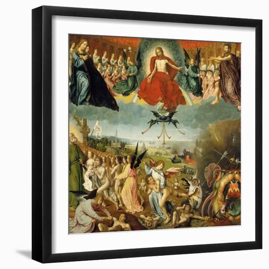 The Last Judgement, C.1525 (Oil on Oak Panel)-Jan II Provost-Framed Giclee Print