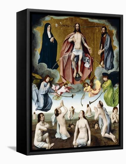The Last Judgement, C.1525-Jan II Provost-Framed Stretched Canvas