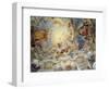 The Last Judgement, Ceiling Painting from the Flattened Dome of the Church (Stucco)-Johann Baptist Zimmermann-Framed Giclee Print