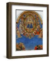 The Last Judgement, Christ in His Glory, Surrounded by Angels and Saints, Fresco (Around 1436)-Fra Angelico-Framed Giclee Print