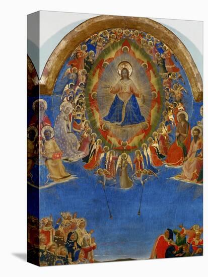 The Last Judgement, Christ in His Glory, Surrounded by Angels and Saints, Fresco (Around 1436)-Fra Angelico-Stretched Canvas