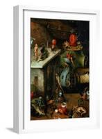 The Last Judgement, Detail from Central Panel-Hieronymus Bosch-Framed Giclee Print