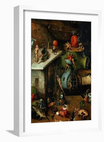 The Last Judgement, Detail from Central Panel-Hieronymus Bosch-Framed Giclee Print