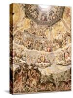 The Last Judgement, Detail from the Cupola of the Duomo, 1572-79-Giorgio Vasari-Stretched Canvas