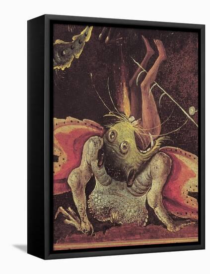 The Last Judgement, Detail of a Man Being Eaten by a Monster, circa 1504-Hieronymus Bosch-Framed Stretched Canvas