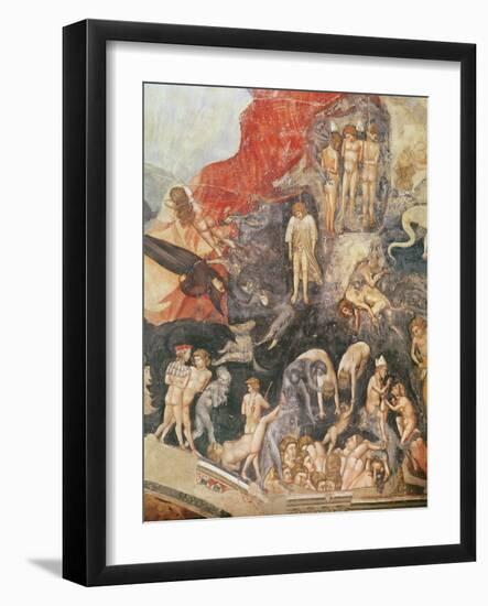 The Last Judgement, detail of the damned, 1303-05-Giotto di Bondone-Framed Giclee Print