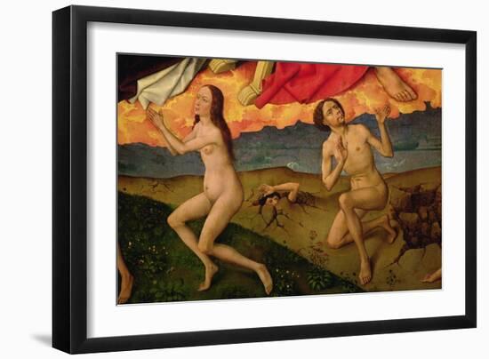 The Last Judgement, Detail of the Resurrection of the Dead, c.1445-50-Rogier van der Weyden-Framed Giclee Print