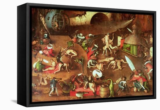 The Last Judgement, Detail-Hieronymus Bosch-Framed Stretched Canvas