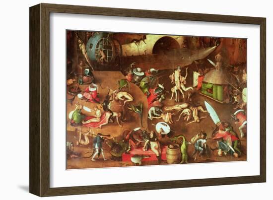 The Last Judgement, Detail-Hieronymus Bosch-Framed Giclee Print
