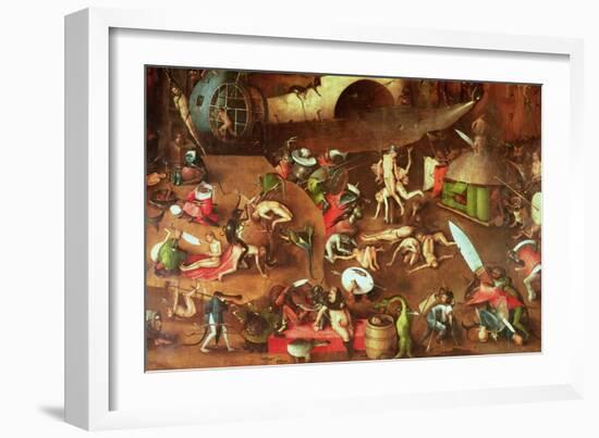 The Last Judgement, Detail-Hieronymus Bosch-Framed Giclee Print