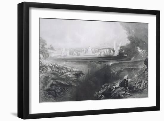 The Last Judgement, Engraved by Charles Mottram (1807-76) Pub. by Thomas Mclean, 1856-John Martin-Framed Giclee Print