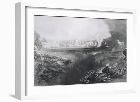 The Last Judgement, Engraved by Charles Mottram (1807-76) Pub. by Thomas Mclean, 1856-John Martin-Framed Giclee Print