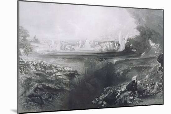 The Last Judgement, Engraved by Charles Mottram (1807-76) Pub. by Thomas Mclean, 1856-John Martin-Mounted Giclee Print