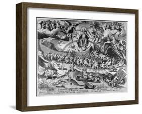 The Last Judgement, Engraved by Pieter Van Der Heyden, 1558-Pieter Bruegel the Elder-Framed Giclee Print