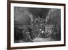 The Last Judgement, known also as the Three Judges of Hell, Minos, Hades and Rhadamanthe-Gustave Doré-Framed Giclee Print