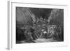 The Last Judgement, known also as the Three Judges of Hell, Minos, Hades and Rhadamanthe-Gustave Doré-Framed Giclee Print