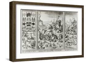 The Last Judgement, Late 15th Early 16th Century-Hieronymus Bosch-Framed Giclee Print