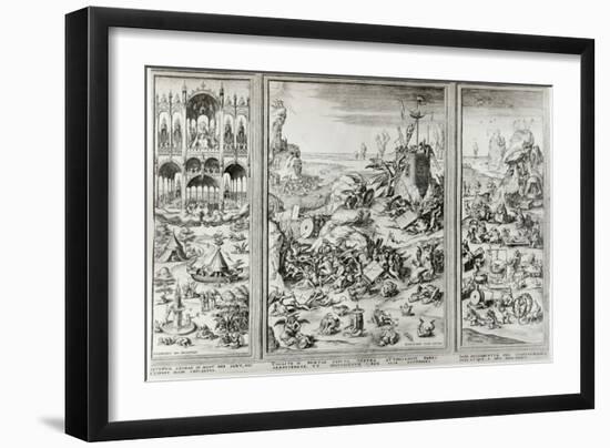 The Last Judgement, Late 15th Early 16th Century-Hieronymus Bosch-Framed Premium Giclee Print