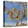 The Last Judgement, Sistine Chapel 1534-41-Michelangelo Buonarroti-Stretched Canvas