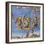 The Last Judgement, Sistine Chapel 1534-41-Michelangelo Buonarroti-Framed Giclee Print