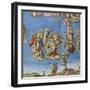 The Last Judgement, Sistine Chapel 1534-41-Michelangelo Buonarroti-Framed Giclee Print