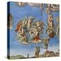 The Last Judgement, Sistine Chapel 1534-41-Michelangelo Buonarroti-Stretched Canvas