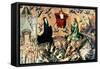 The Last Judgement-Stephan Lochner-Framed Stretched Canvas