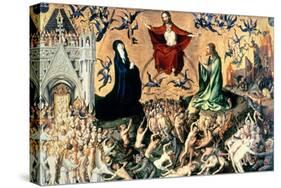 The Last Judgement-Stephan Lochner-Stretched Canvas