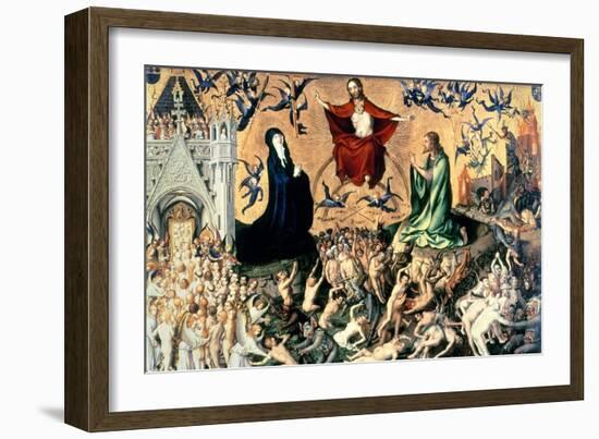 The Last Judgement-Stephan Lochner-Framed Giclee Print