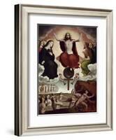 The Last Judgment, ca. 1545-Juan Correa de Vivar-Framed Giclee Print