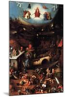 The Last Judgment Center Panel - Hieronymus Bosch-Hieronymus Bosch-Mounted Art Print