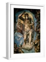 The Last Judgment (Detail)-Michelangelo-Framed Giclee Print