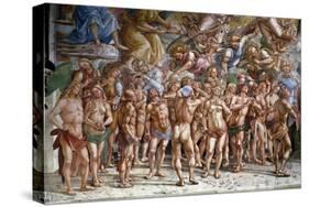 The Last Judgment: the Elected. Detail (Fresco, 1499-1502)-Luca Signorelli-Stretched Canvas