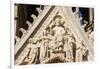 The Last Judgment, west front of Reims Cathedral, Reims, Marne, France-Godong-Framed Photographic Print