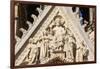 The Last Judgment, west front of Reims Cathedral, Reims, Marne, France-Godong-Framed Photographic Print