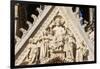 The Last Judgment, west front of Reims Cathedral, Reims, Marne, France-Godong-Framed Photographic Print