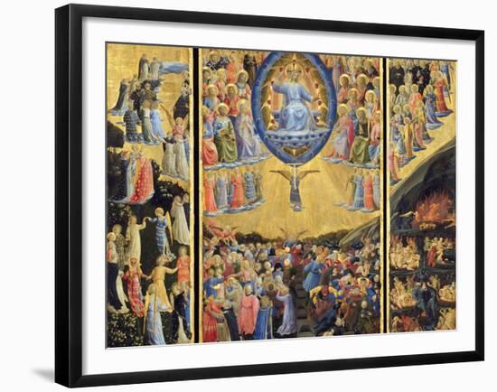 The Last Judgment-Fra Angelico-Framed Giclee Print