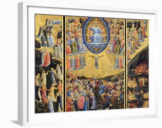 The Last Judgment-Fra Angelico-Framed Giclee Print