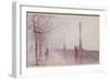 The Last Lamp, Thames Embankment, 1892-Rose Maynard Barton-Framed Giclee Print