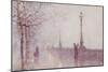 The Last Lamp, Thames Embankment, 1892-Rose Maynard Barton-Mounted Giclee Print